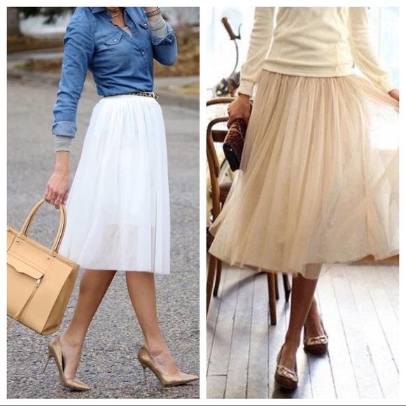 Dresses & Skirts - Ivory Tulle Ballerina Skirt